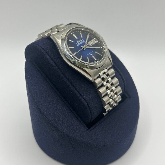 Vintage Seiko 5 Actus 21 Jewels Day Date Wrist Watch 6309-546A New Old Stock - Picture 2 of 7